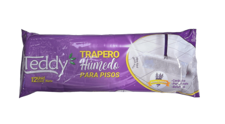 TRAPERO HUMEDO TEDDY LAVANDA