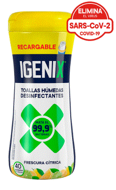 TOALLA IGENIX DESINFECTANTE 40UNI