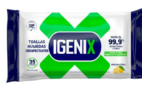 TOALLA IGENIX DESINFECTANTE 35UNI