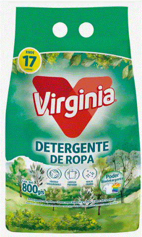 DETERGENTE VIRGINIA  POLVO 800GR