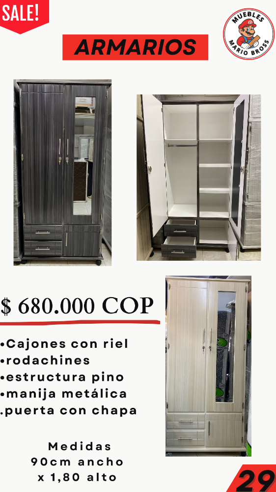 closet 90 x180