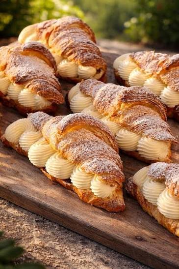 CROISSANT DE CREMA PASTELERA FRESA