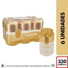 CERVEZA CLUB COLOMBIA SIXPACK