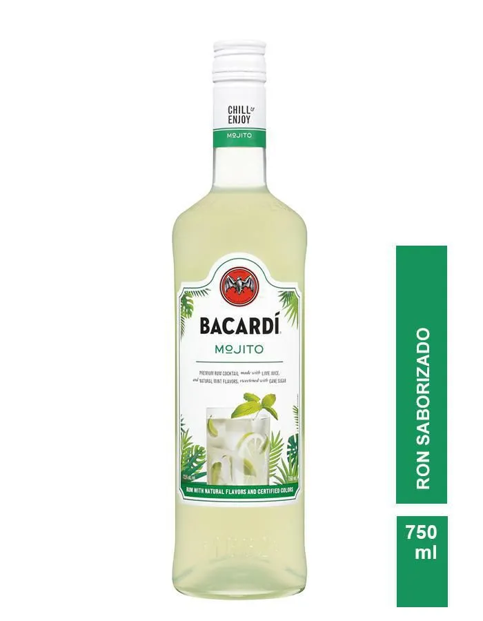 RON BACARDI MOJITO BOTELLA