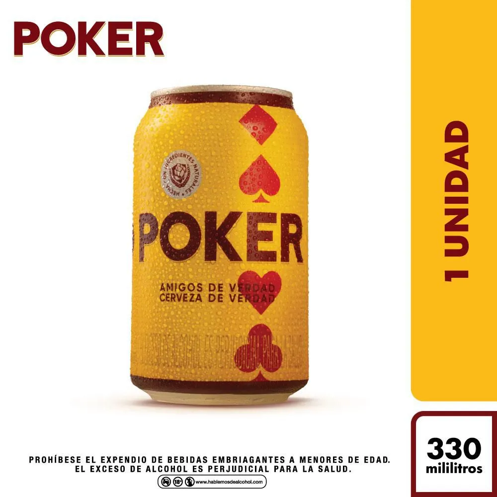 CERVEZA POKER LATA
