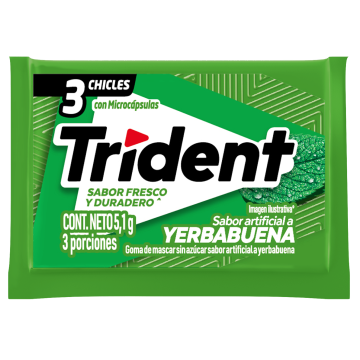 TRIDENT x 3 YERBA BUENA