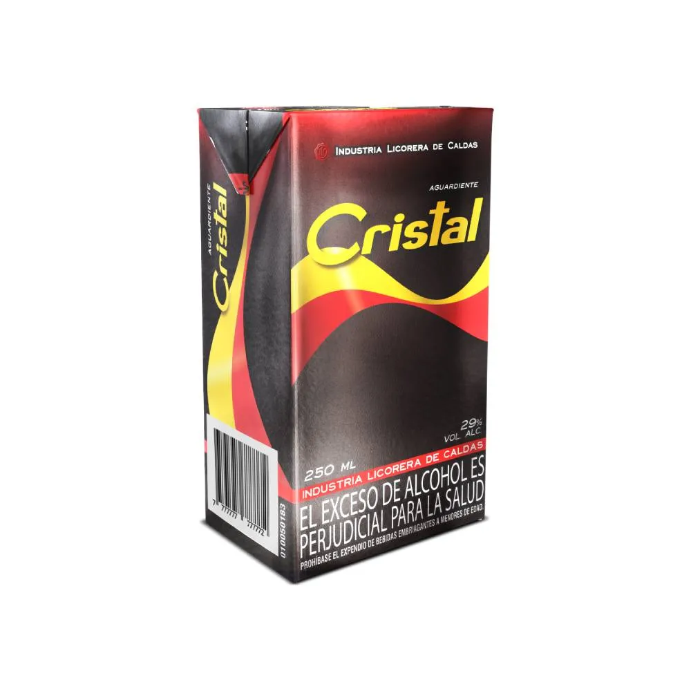 AGUARDIENTE CRISTAL CAJA