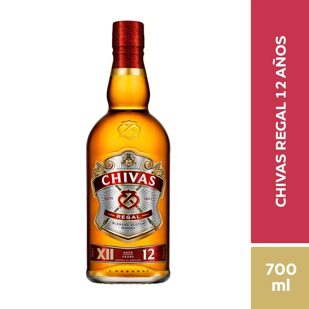 WHISKY CHIVAS REGAL BOTELLA