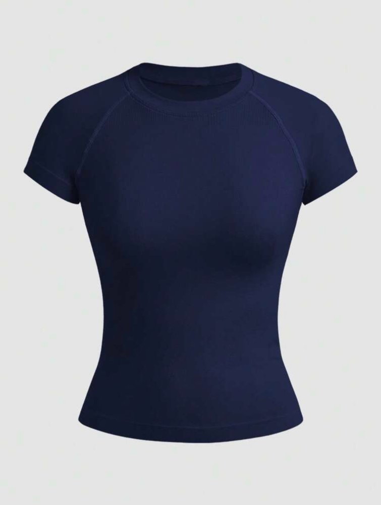 Camiseta deportiva manga raglán mujer