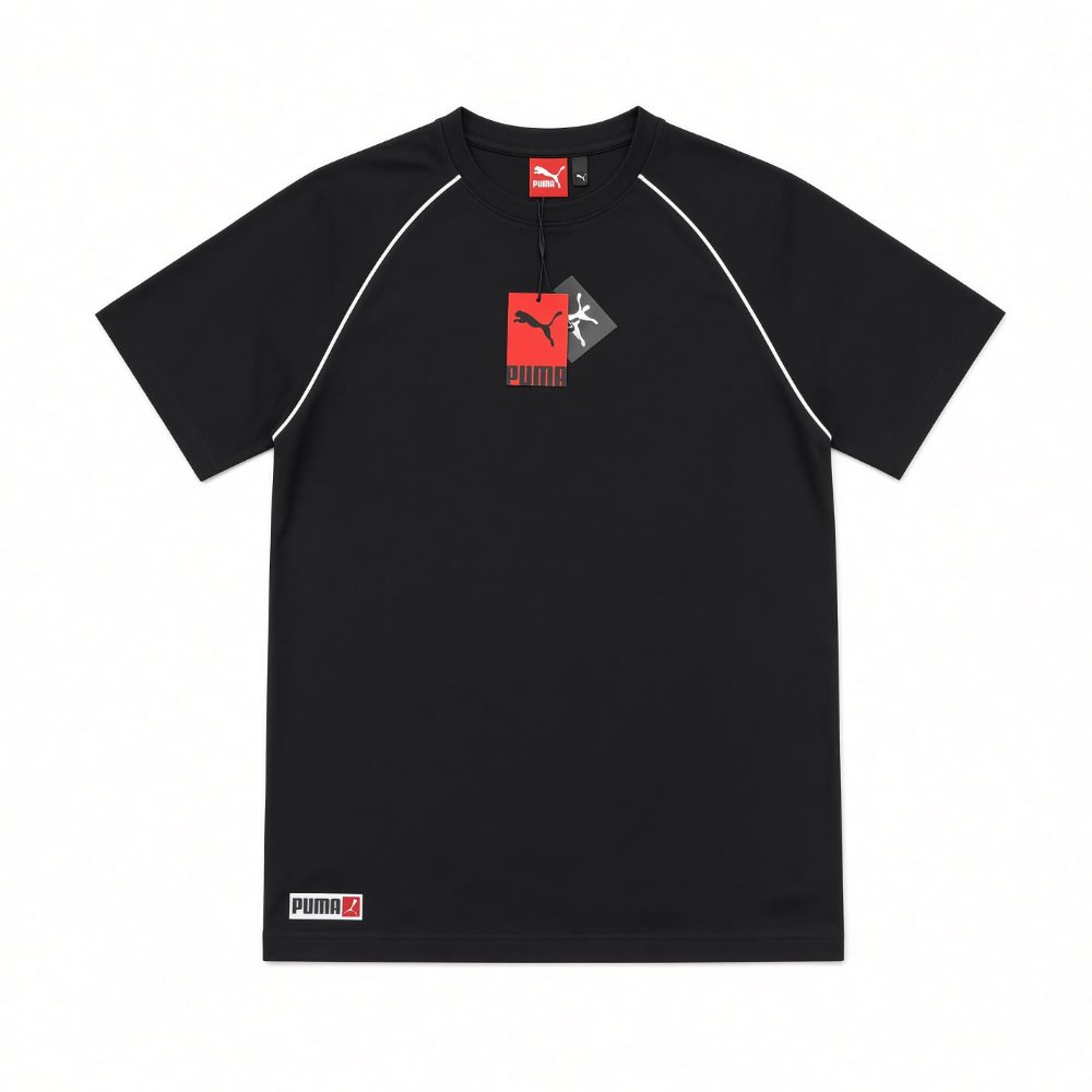 CAMISETA IMPORTADA GRAMAJE ALTO NEGRO PUMA
