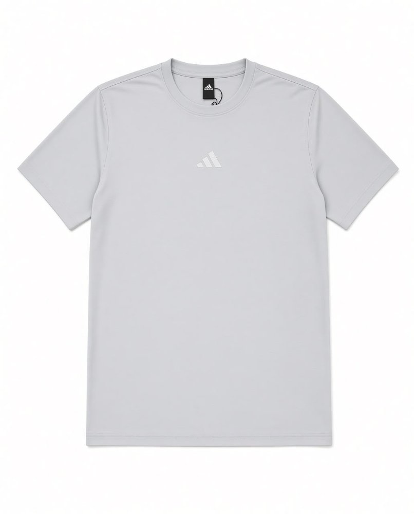 CAMISETA IMPORTADA GRAMAJE ALTO GRIS ADIDAS