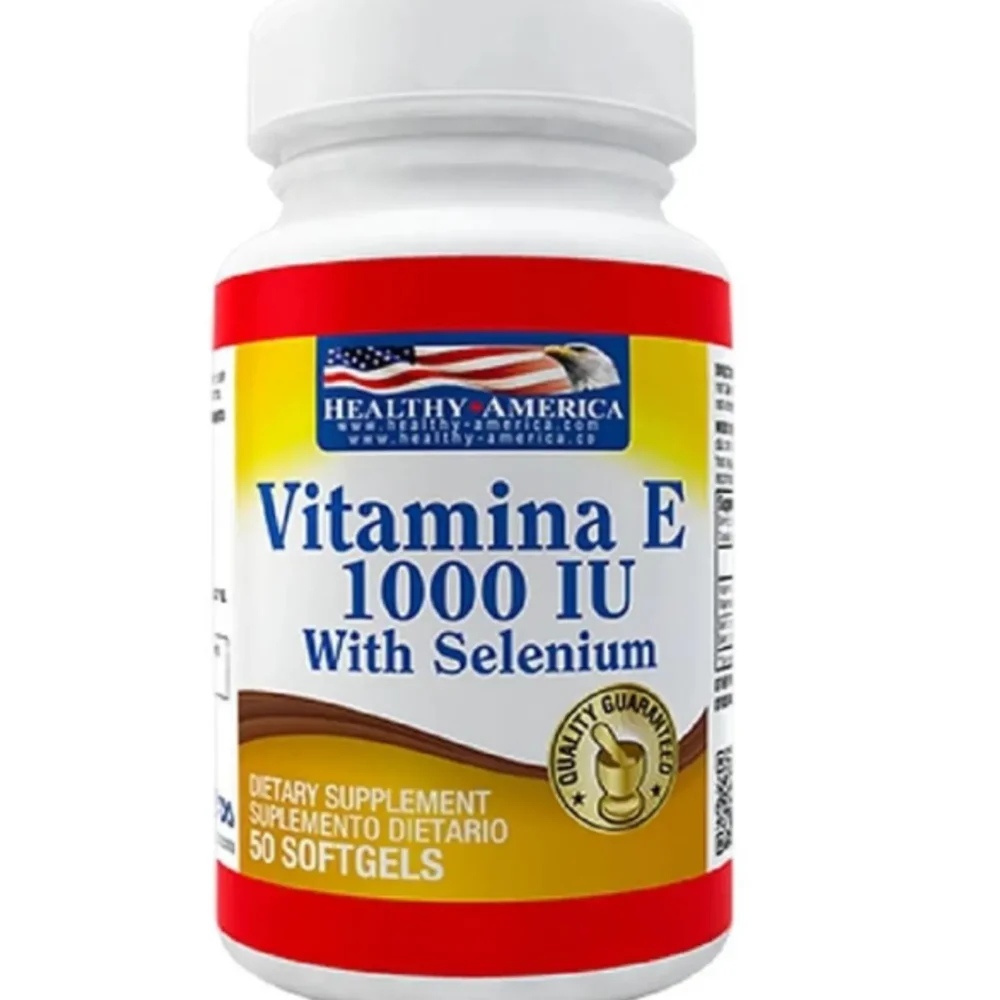 Vitamina E 1000 IU With Selenium Healthy 50 Caps
