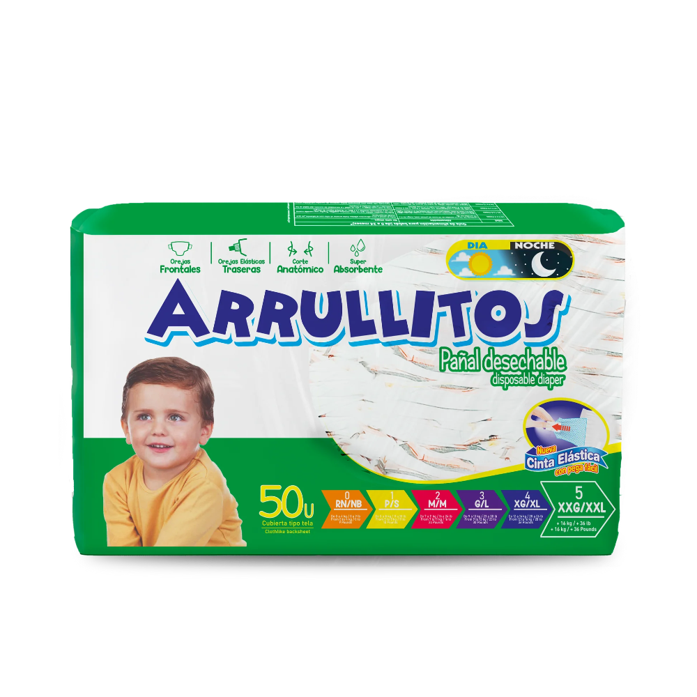 Pañal Arrullitos Verde