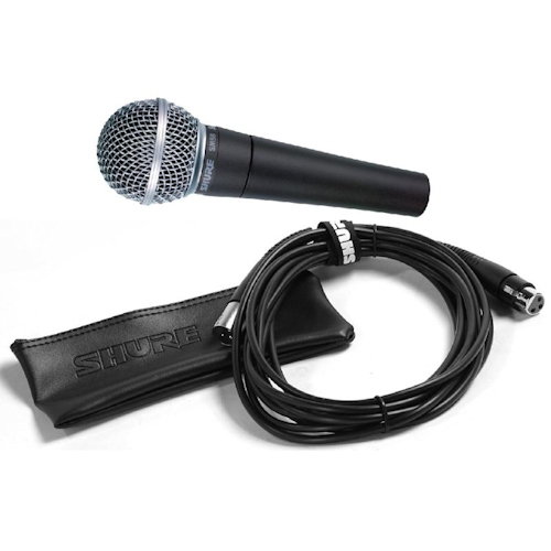 MICROFONO SHURE SM58/CABLE XLR
