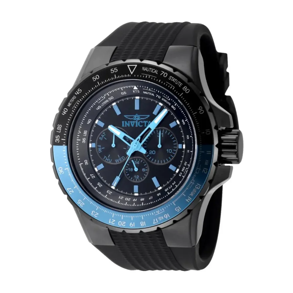 Invicta Aviator Skyshock Men's Watch - 50mm. Black (39298)
