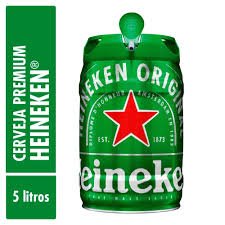 BARRIL DE CHOPP HEINEKEN 5L