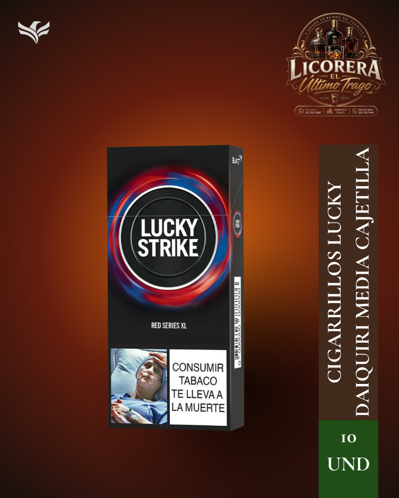 Cigarrillos LUCKY Daiquiri media cajetilla (10 und)