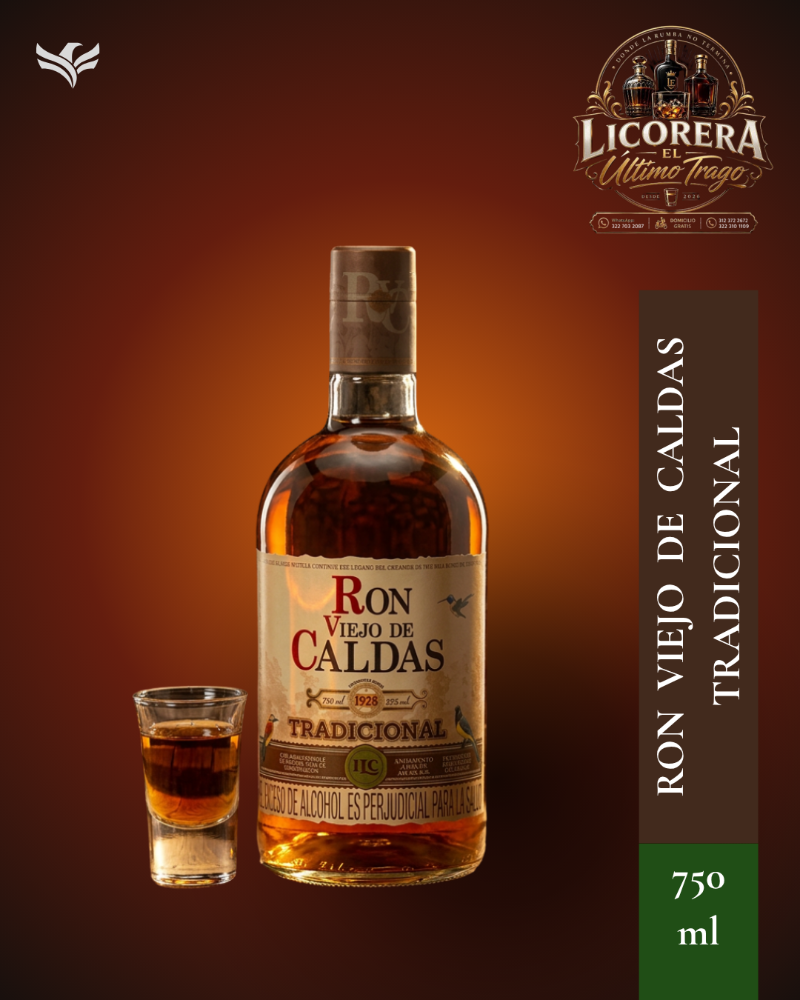 Ron Viejo De Caldas Tradicional 750ML