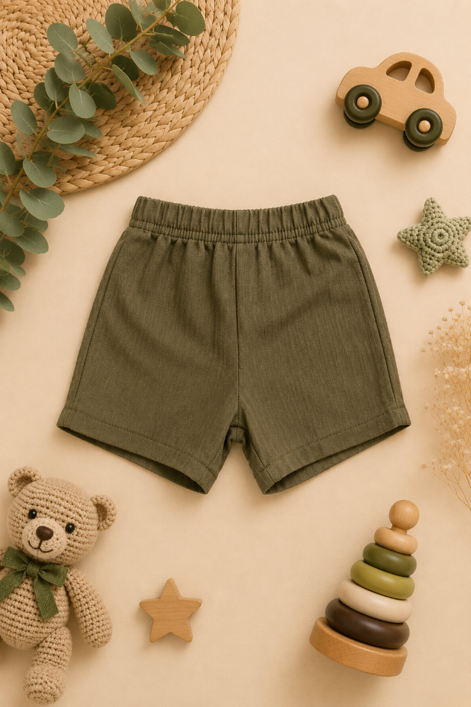 SHORTS VERDE ACEITUNA