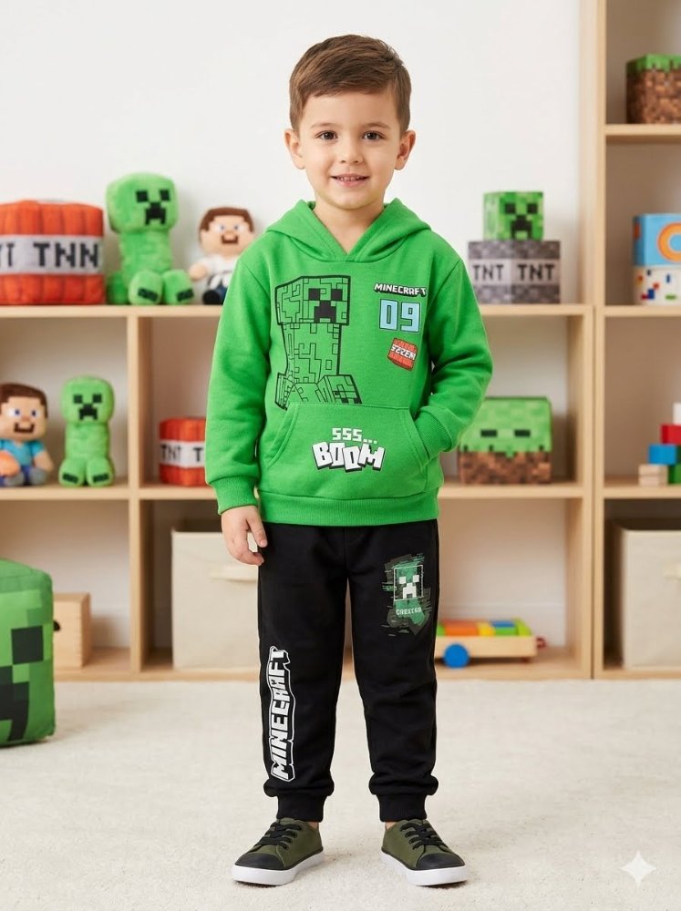 CONJUNTO MINECRAFT VERDE