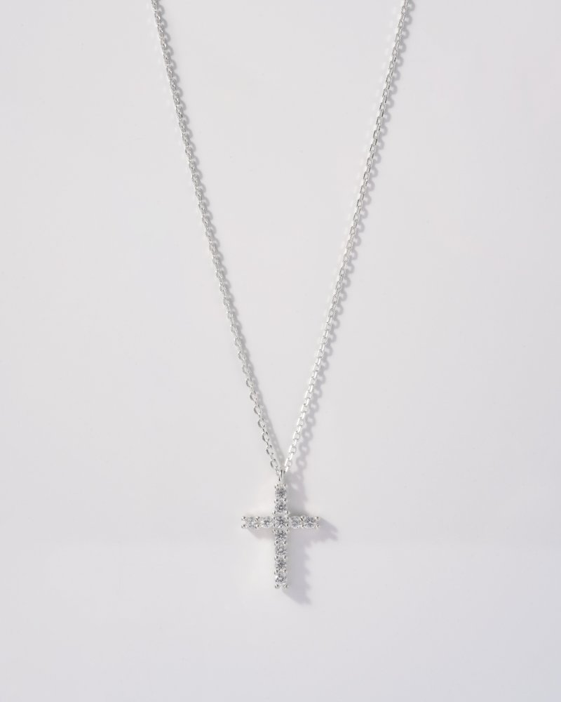 Cadena Celestial Cross Plata Ley 925