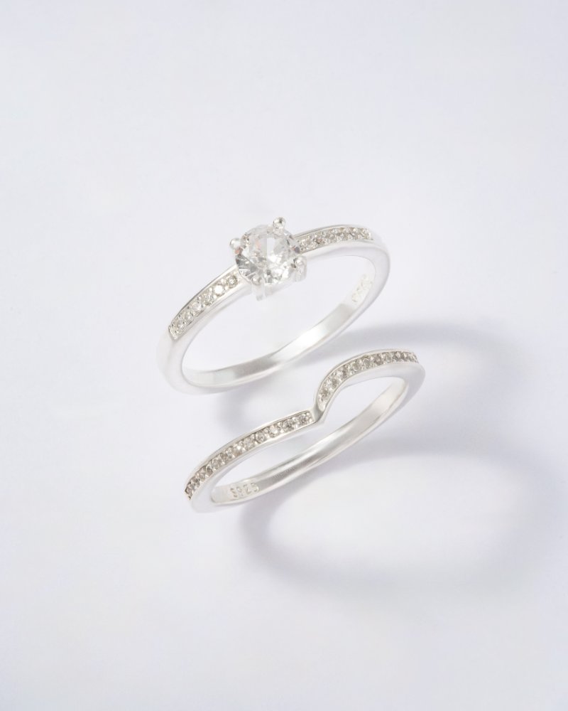 Combo Anillo Imperial + Classy Plata Ley 925