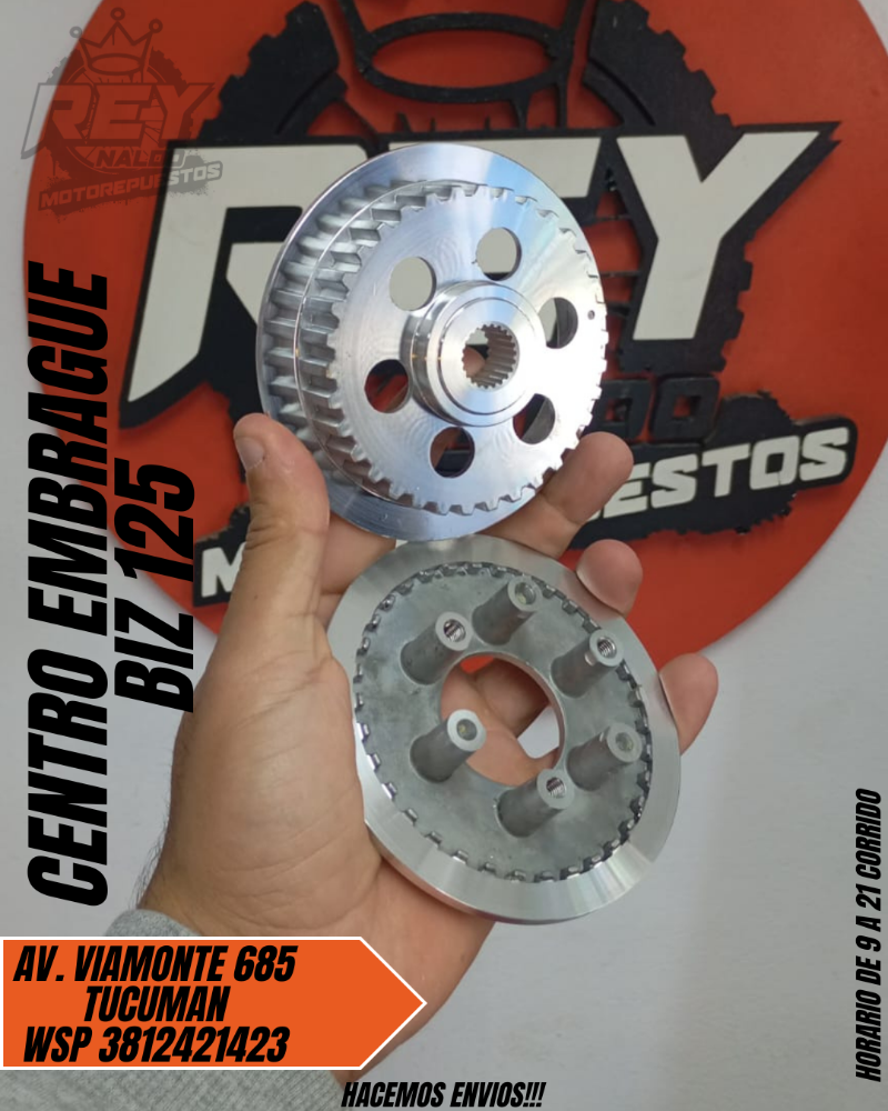 CENTRO DE EMBRAGUE BIZ 125 - REY MOTOREPUESTOS