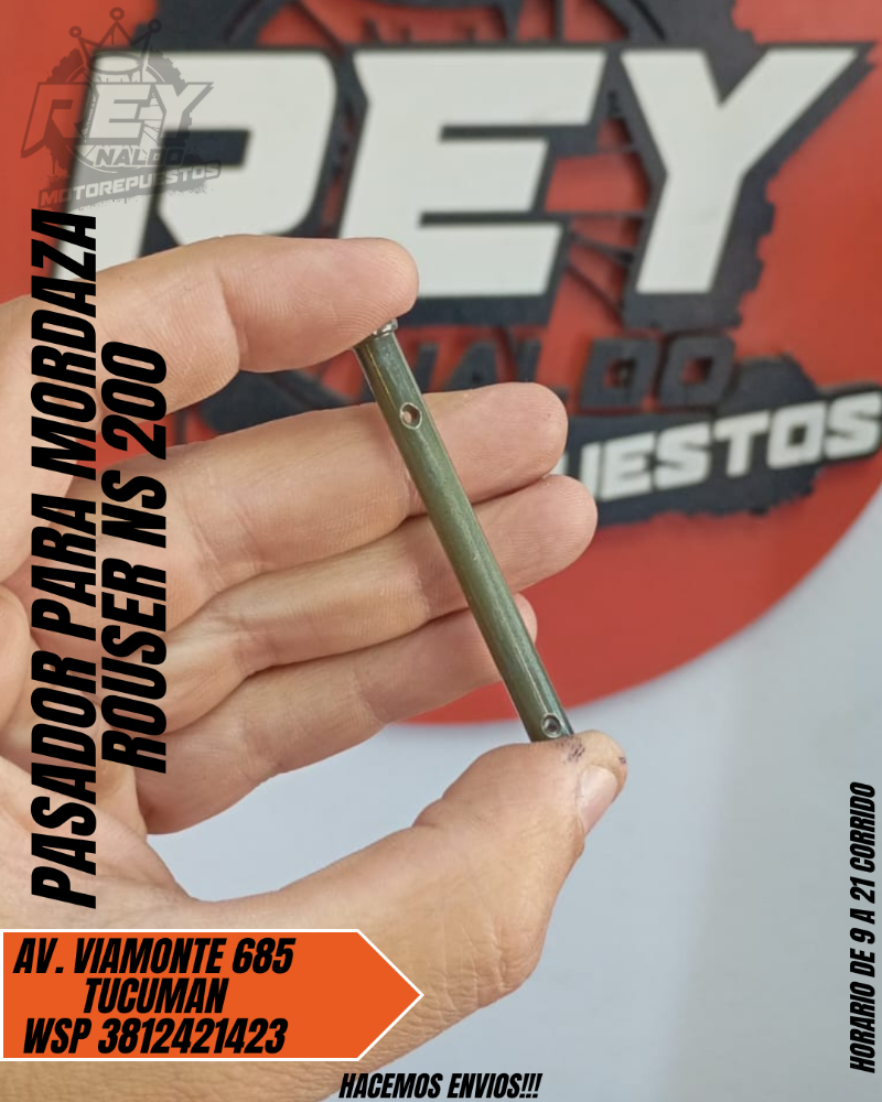 PASADOR PARA MORDAZA ROUSER NS 200 - REY MOTOREPUESTOS
