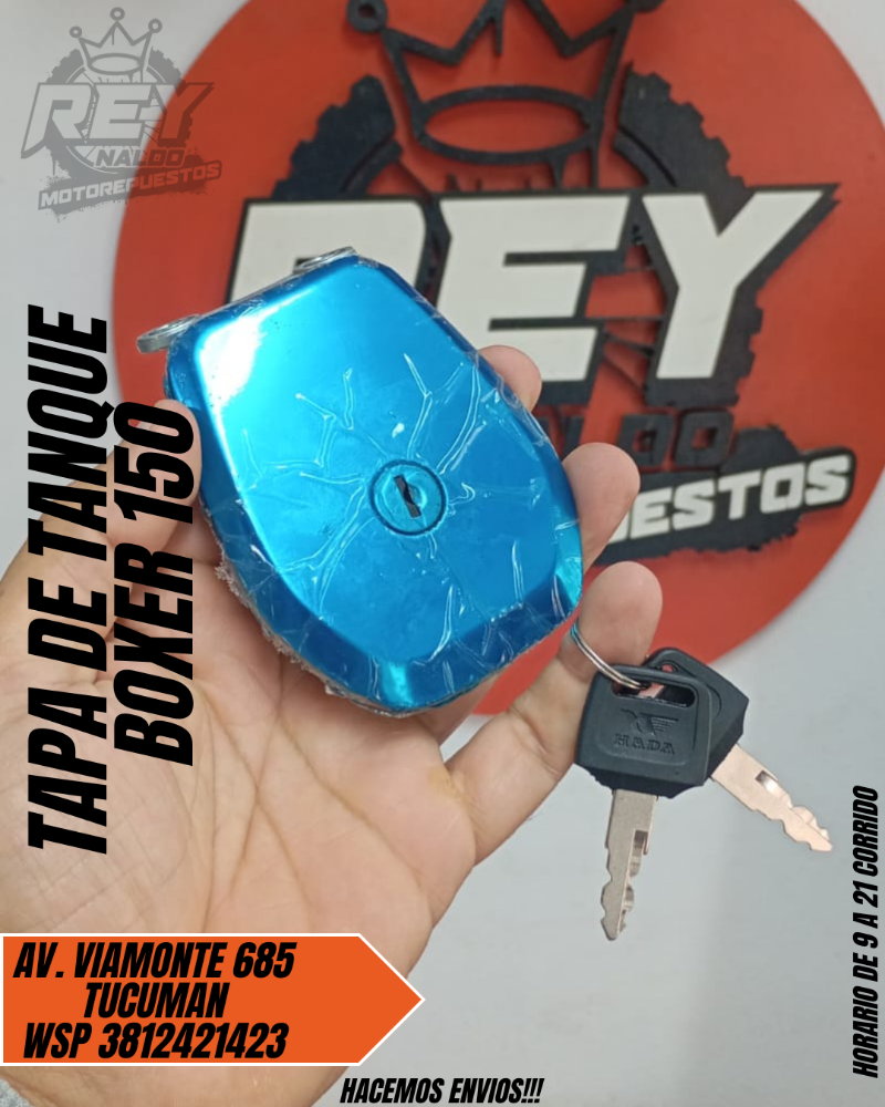 TAPA DE TANQUE BOXER 150 - REY MOTOREPUESTOS