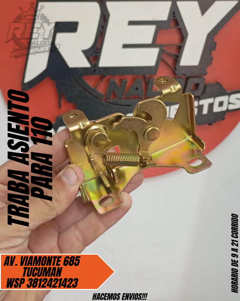 TRABA ASIENTO PARA 110 - REY MOTOREPUESTOS