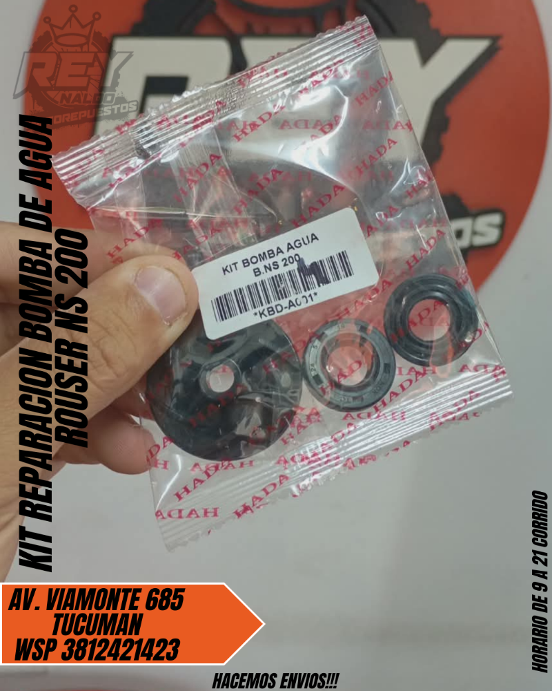 KIT DE REPARACION DE  BOMBA DE AGUA NS200