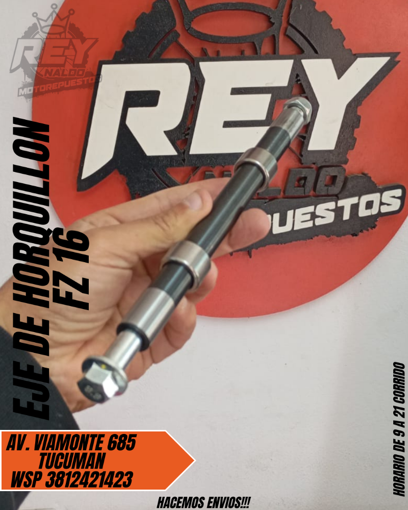 EJE DE HORQUILLON FZ 16 - REY MOTOREPUESTOS