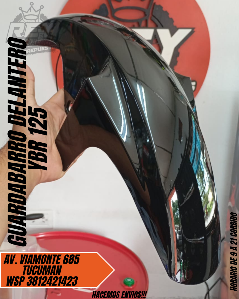 GUARDABARRO DELANTERO YBR 125 - REY MOTTOREPUESTOS