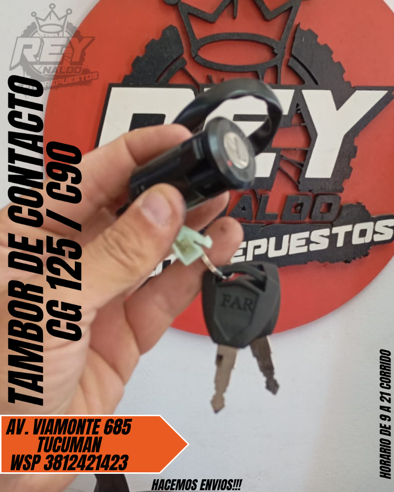 TAMBOR DE CONTACTO CG 125 / C90 -REY MOTOREPUESTOS