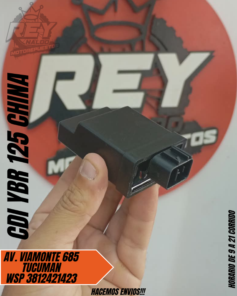 CDI O CAJA NEGRA YBR 125 CHINA - REY MOTOREPUESTOS