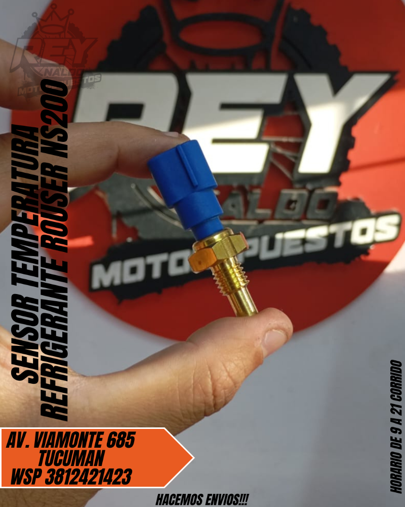 SENSOR TEMPERATURA REFRIGERANTE ROUSER NS 200 - REY MOTOREPUESTOS