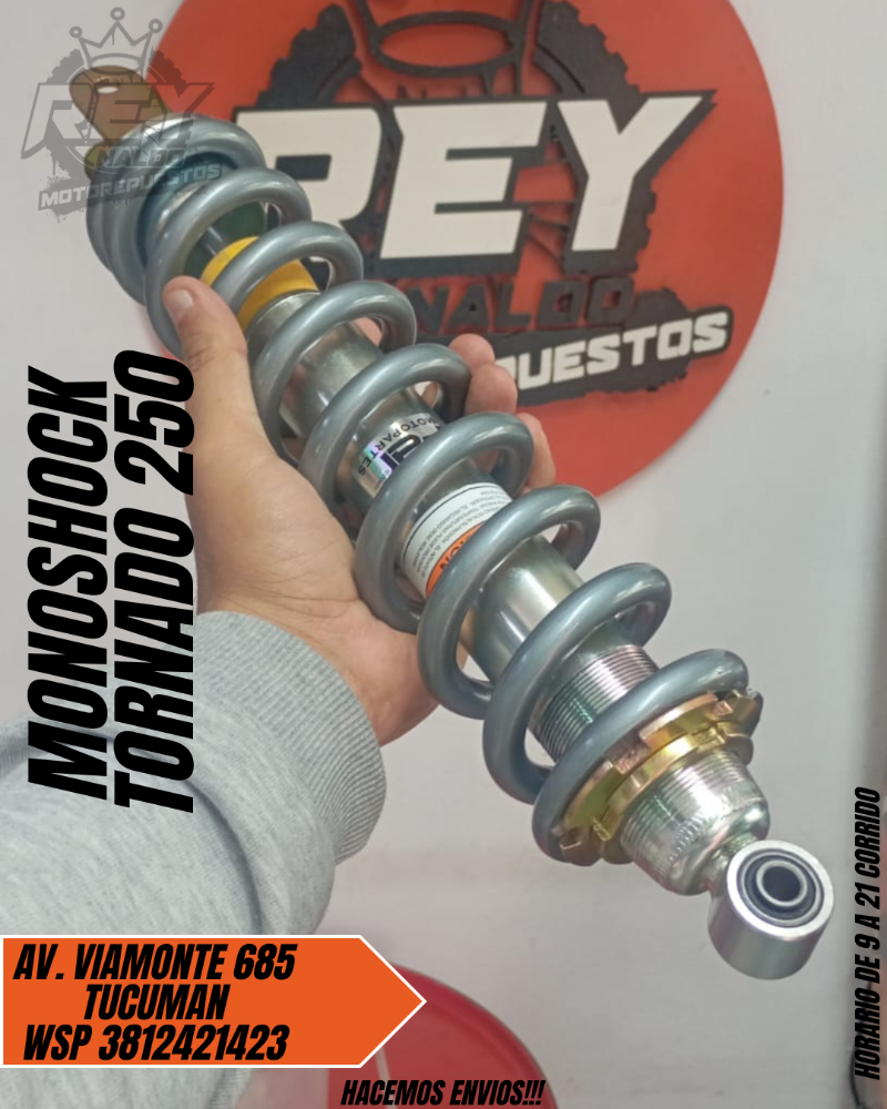 MONOSHOCK TORNADO 250 (REFORZADO) - REY MOTOREPUESTOS