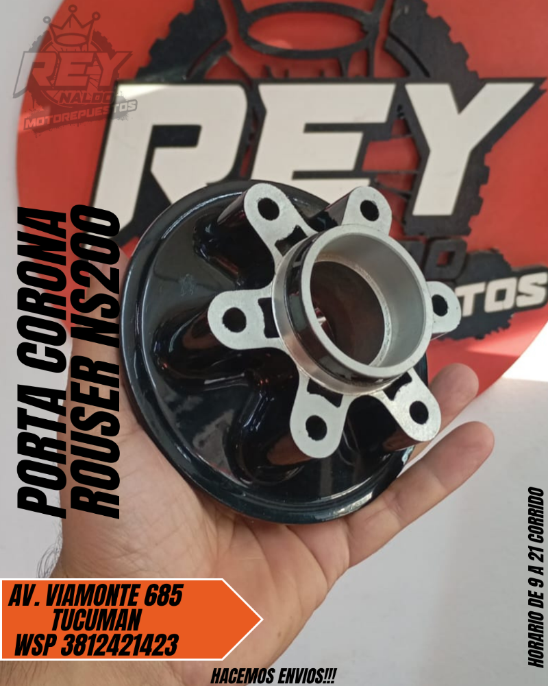 PORTA CORONA ROUSER NS 200 - REY MOTOREPUESTOS