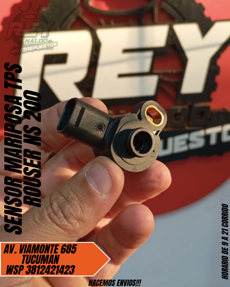 SENSOR MARIPOSA TPS ROUSER NS 200 - REY MOTOREPUESTOS