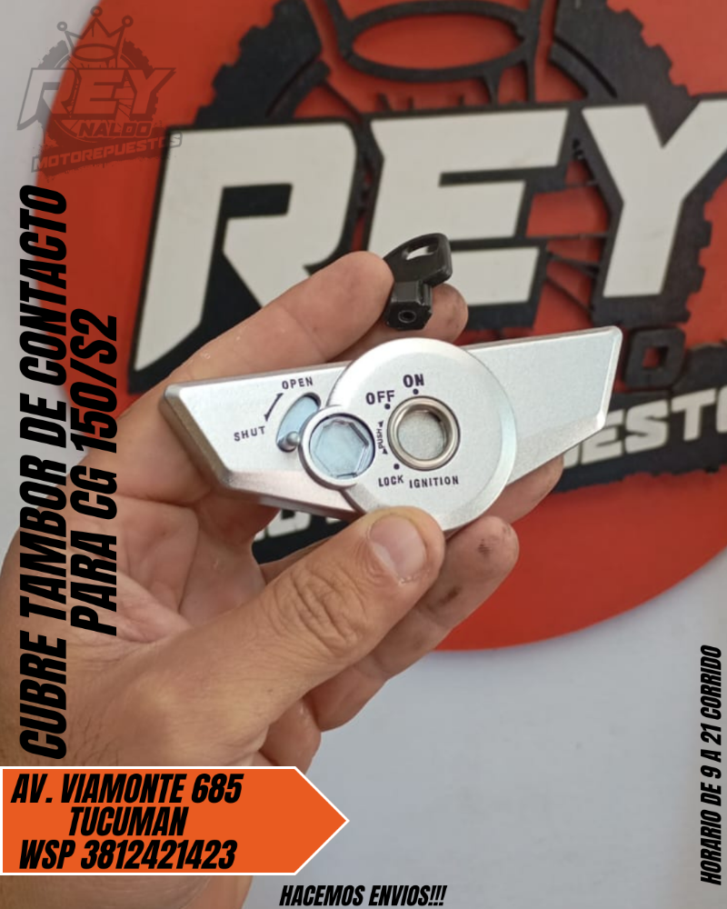 CUBRE TAMBOR DE CONTACTO PARA CG 150 / S2 - REY MOTOREPUESTOS