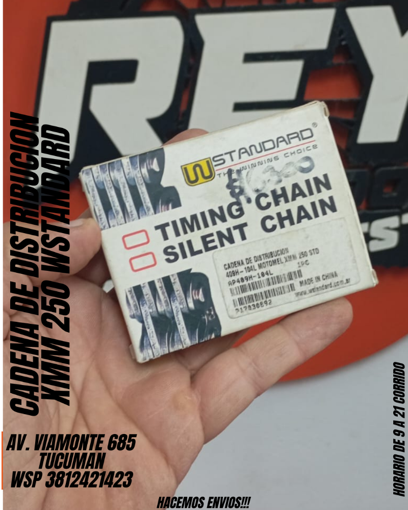 CADENA DE DISTRIBUCION XMM 250 (WSTANDARD) - REY MOTOREPUESTOS