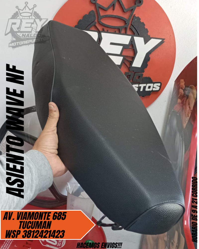 ASIENTO PARA WAVE NF - REY MOTOREPUESTOS