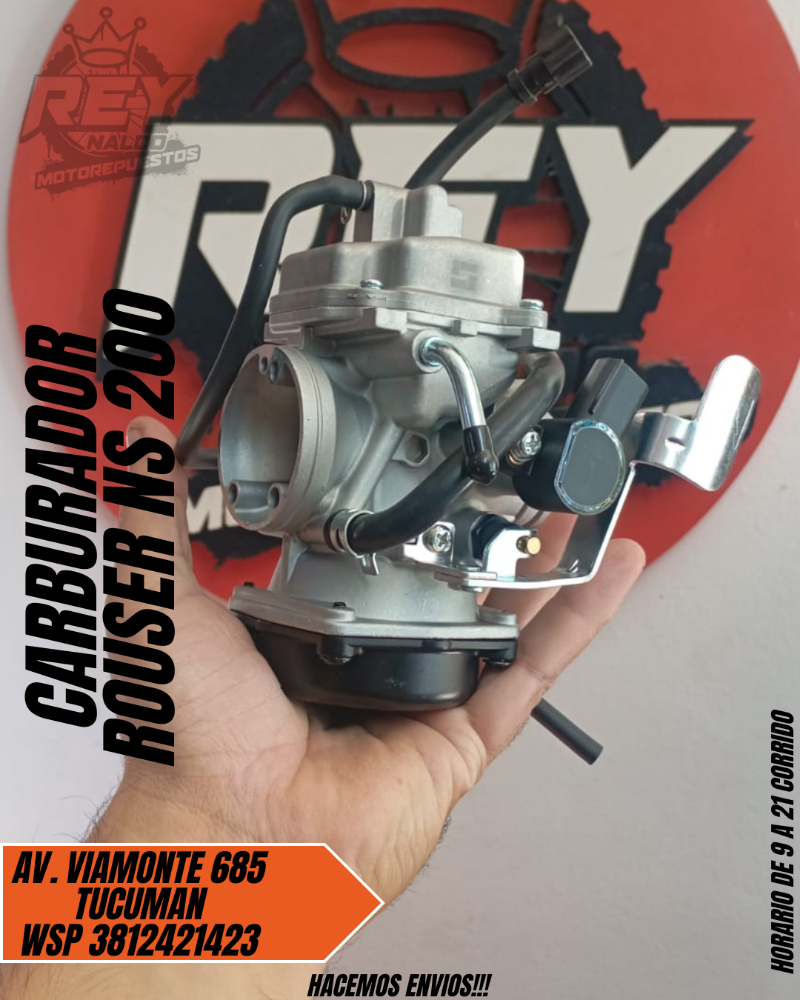 CARBURADOR ROUSER NS 200 - REY MOTOREPUESTOS