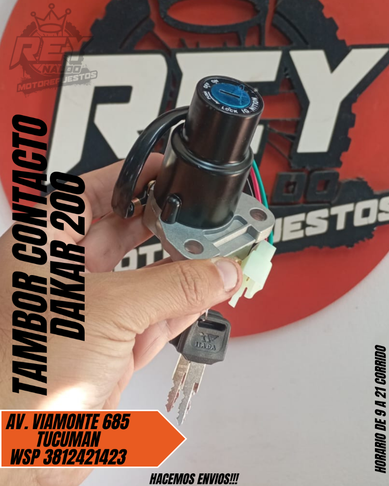 TAMBOR DE CONTACTO DAKAR 200 - REY MOTOREPUESTOS