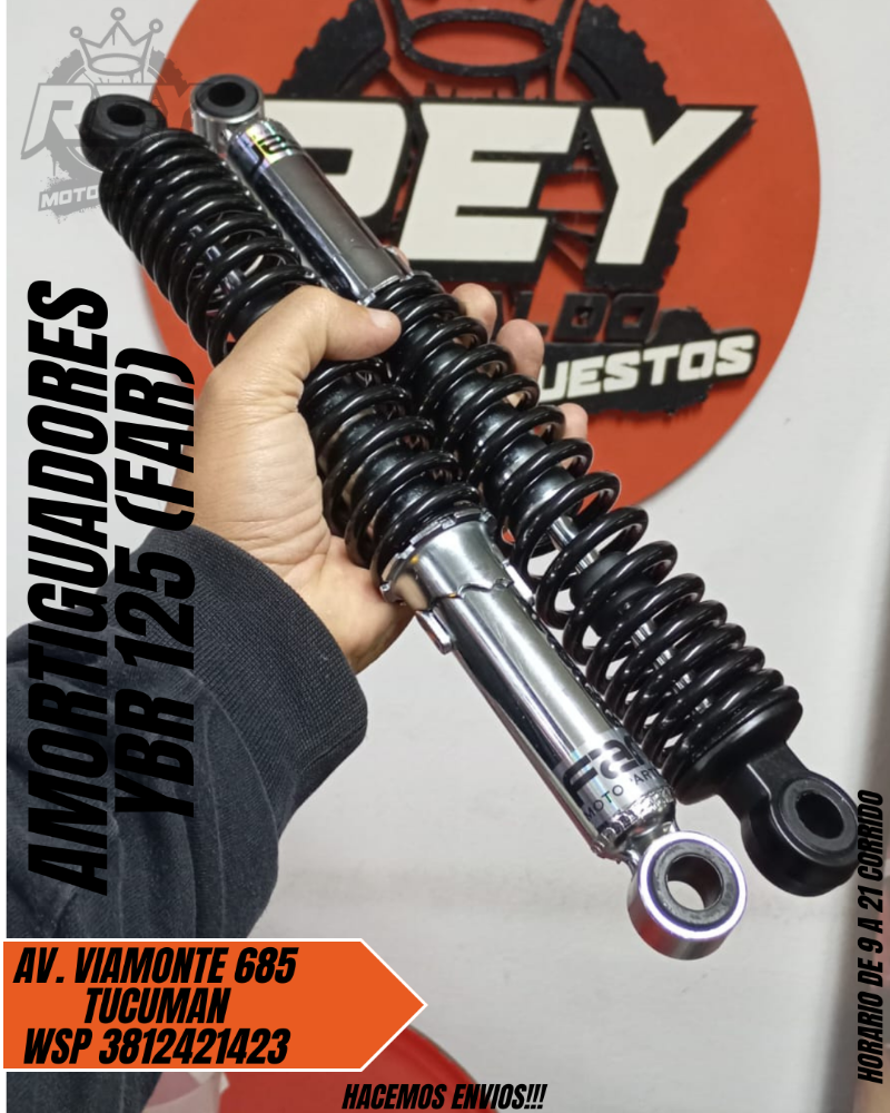 AMORTIGUADOR YBR 125 (FAR) - REY MOTOREPUESTOS