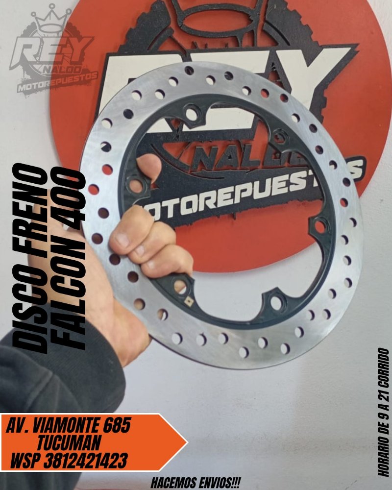 DISCO DE FRENO DELANTERO FALCON 400 - REY MOTOREPUESTOS
