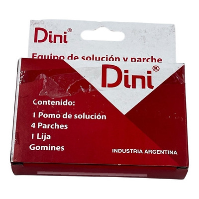 Equipo de  solución y parche Dini