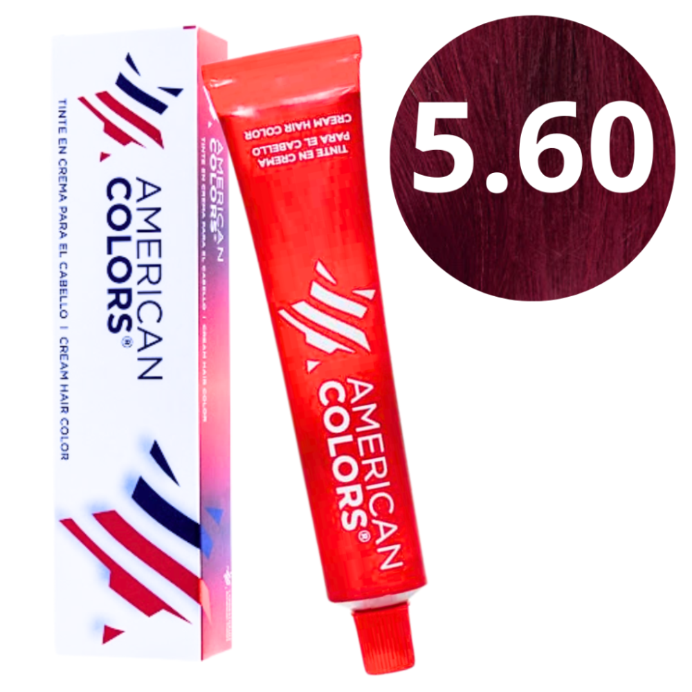 Tinte American colors 5.60 Rojo Borgoña