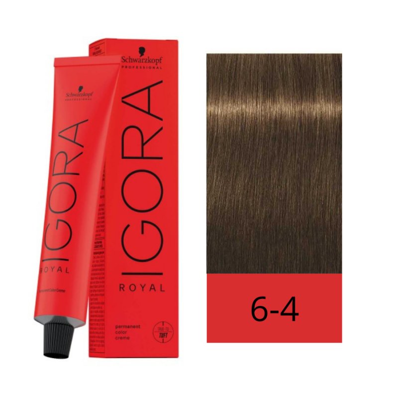 Tinte Igora royal 6-4 Rubio oscuro beige