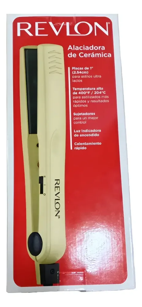 Revlon plancha ceramic amarillo limón